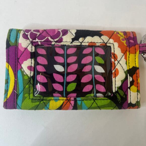 Vera Bradley Women's Va Va Bloom Floral Print Quick Swipe ID Wallet - Picture 5 of 5